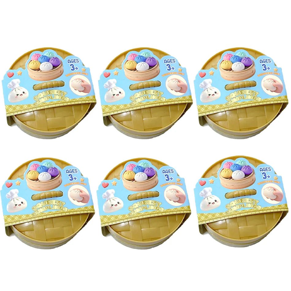 Raviolis Glitter Squishy – Pack Anti-Stress - SlimeLab