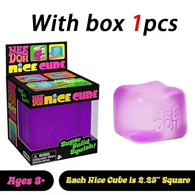 2026Newneedoh Nice Sensory Cube, Anti-Stress Tool for Anxiety and Concentration, Sensory Desk Cube for Adults and Kids