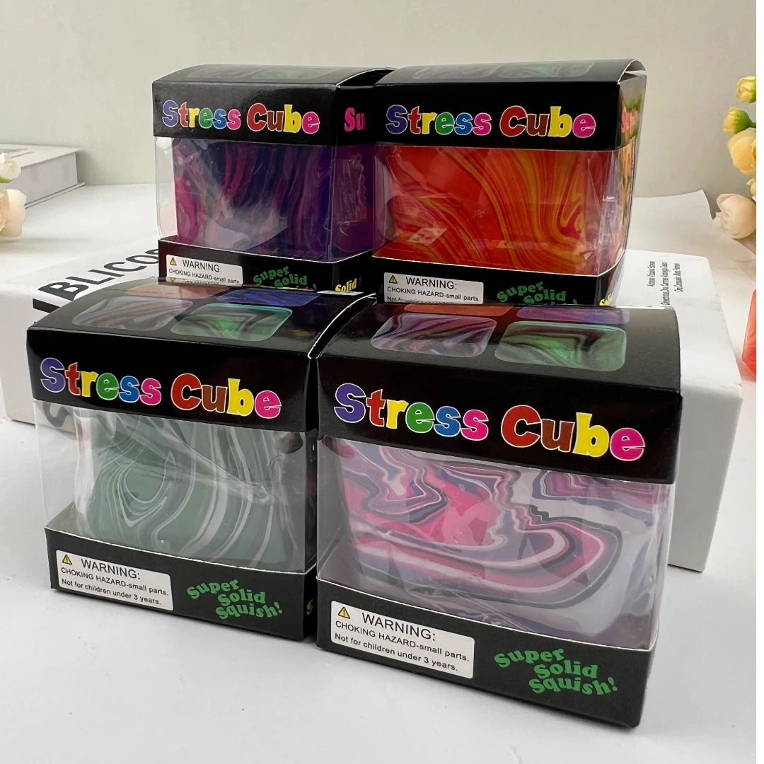 Needoh Soft and Glutinous Sensory Stress-Relief Toy Cube Filled with Gel Stretchable Ball Soft Ice Blind Box Slow Rebound