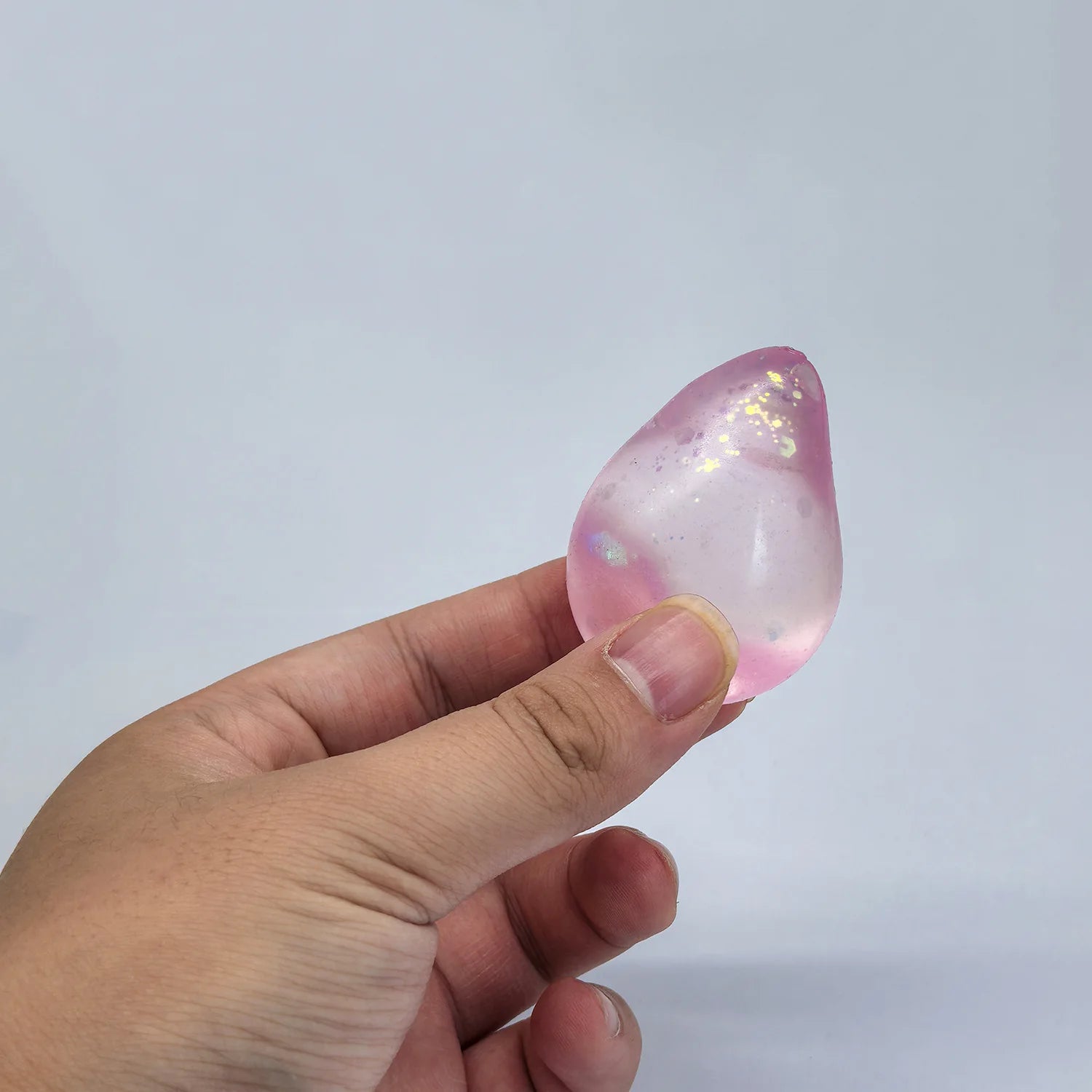 Water Drop Maltose Stress Relieving Ball Pinching Toy Soft Transparent Silicone Stress Relief Squeeze Adult Kids Toy Ball