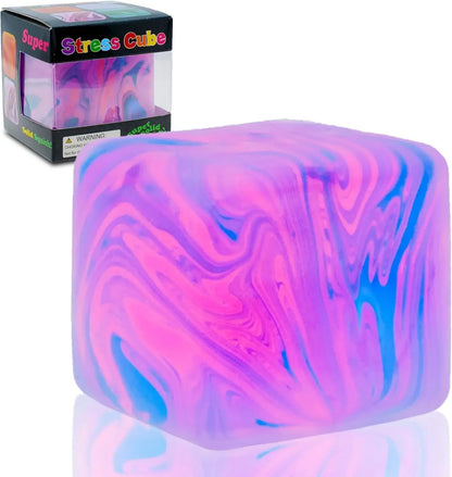 Needoh Soft and Glutinous Sensory Stress-Relief Toy Cube Filled with Gel Stretchable Ball Soft Ice Blind Box Slow Rebound