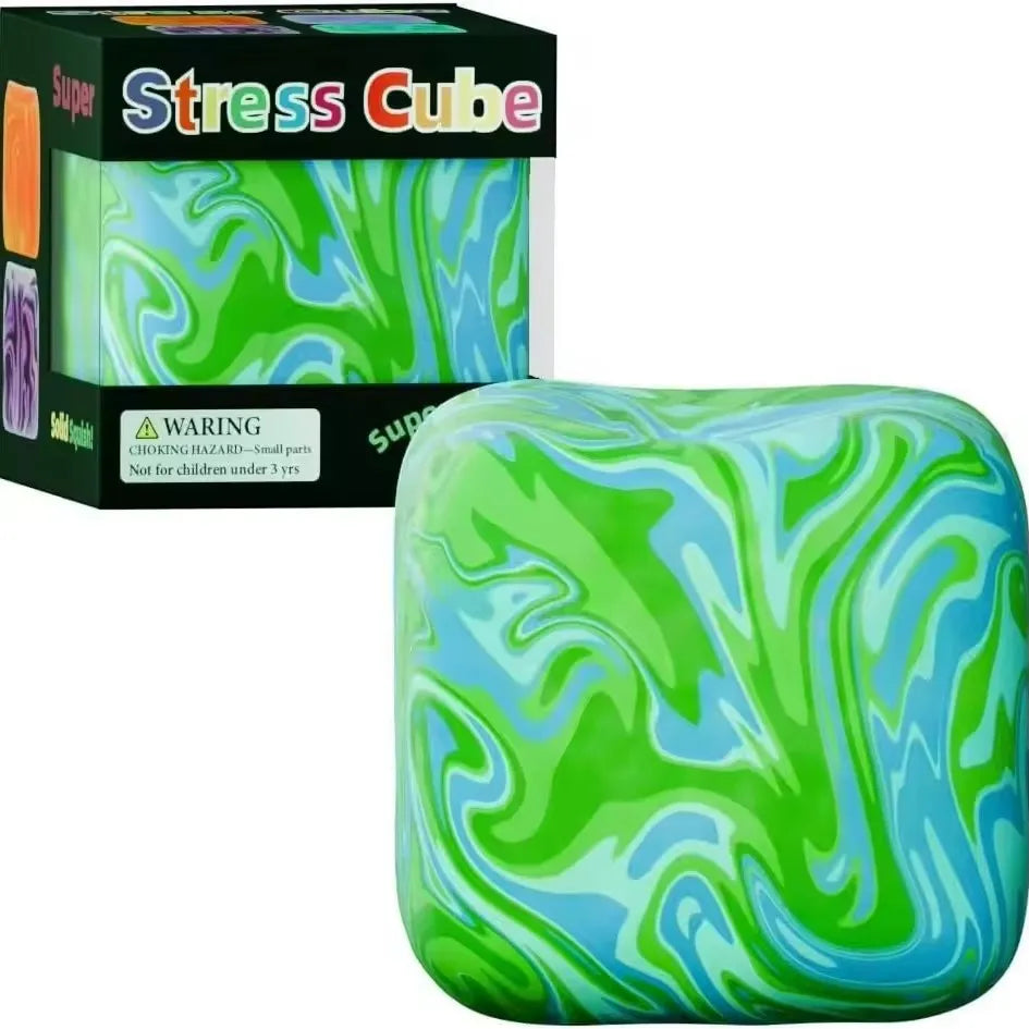 2026Newneedoh Nice Sensory Cube, Anti-Stress Tool for Anxiety and Concentration, Sensory Desk Cube for Adults and Kids