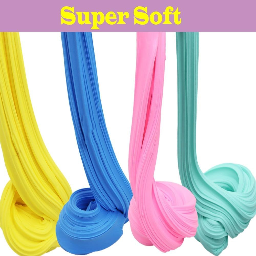Butte Slime Kit 11 Pack Party Favor for Kids Color and Texture Experience Str...