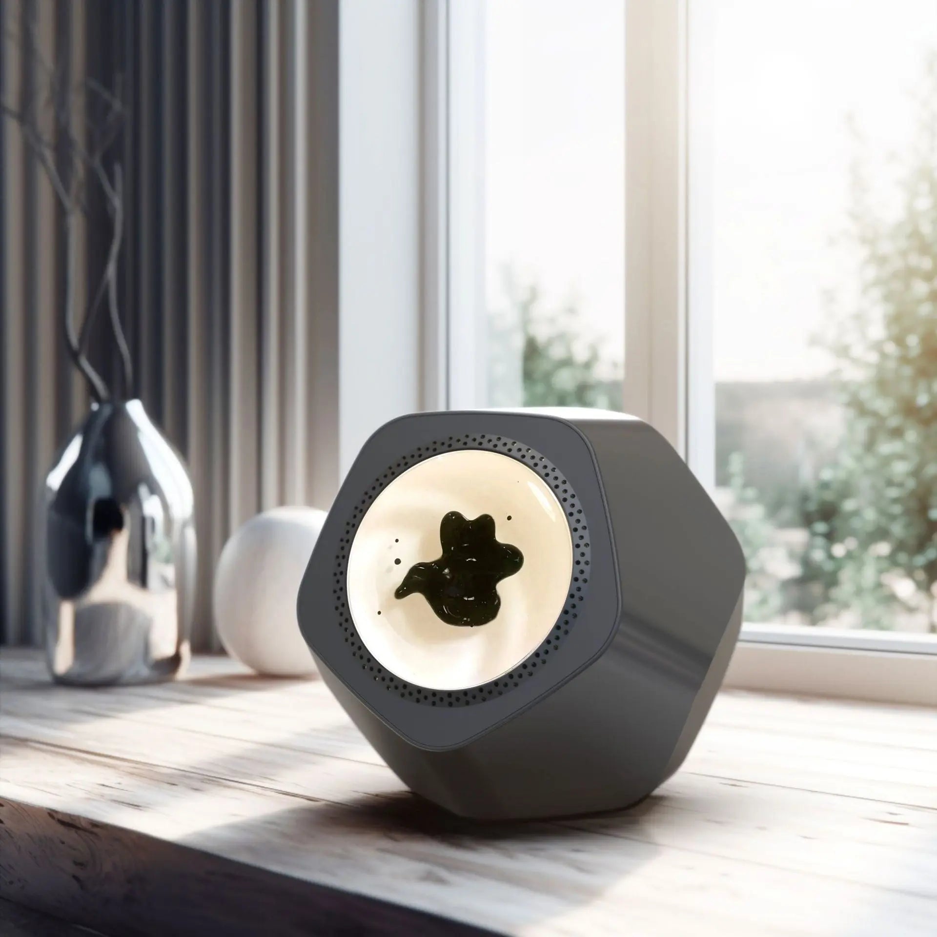 Enceinte Ferrofluide Flottante Magnétique - SlimeLab